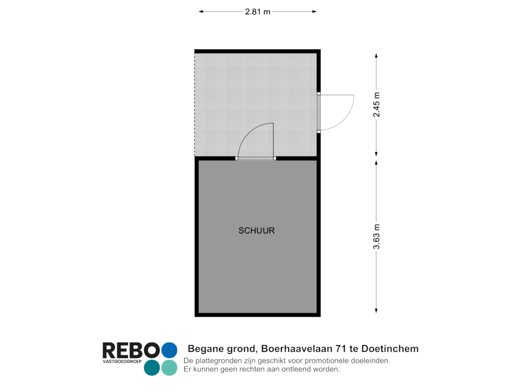 Bekijk plattegrond van Begane grond-Berging van Boerhaavelaan 71