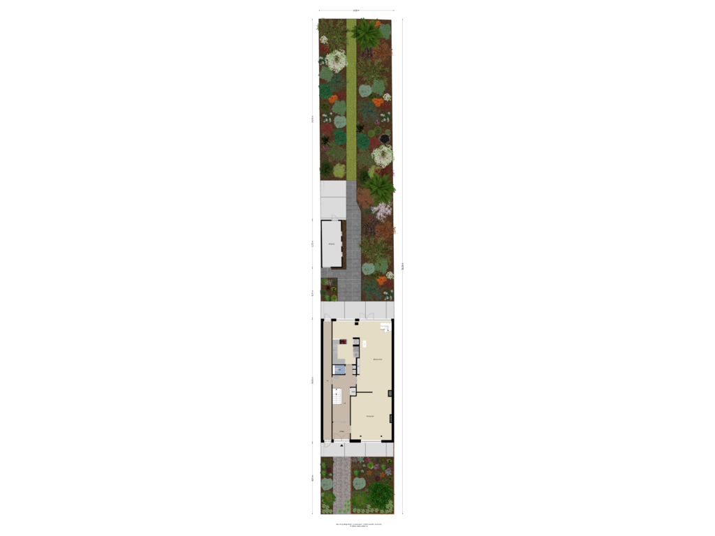 View floorplan of Begane Grond_Tuin of St. Annastraat 165