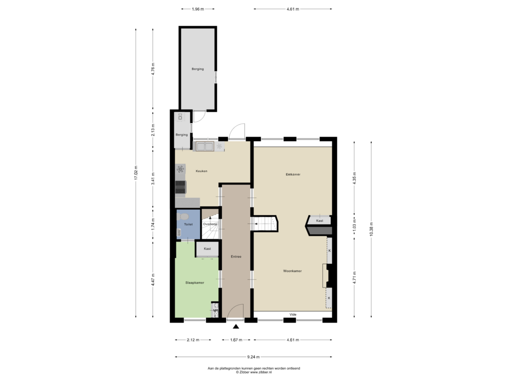 Bekijk plattegrond van Begane Grond van Voorstraat 12