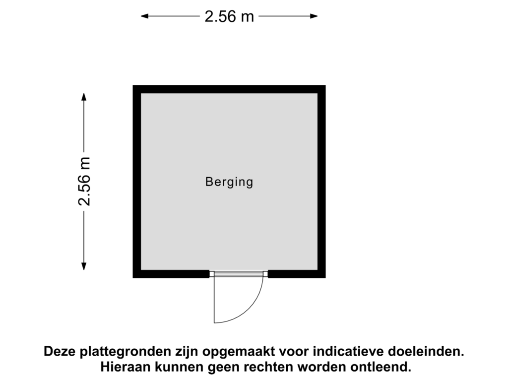 Bekijk plattegrond van Berging van Lijsterbes 17