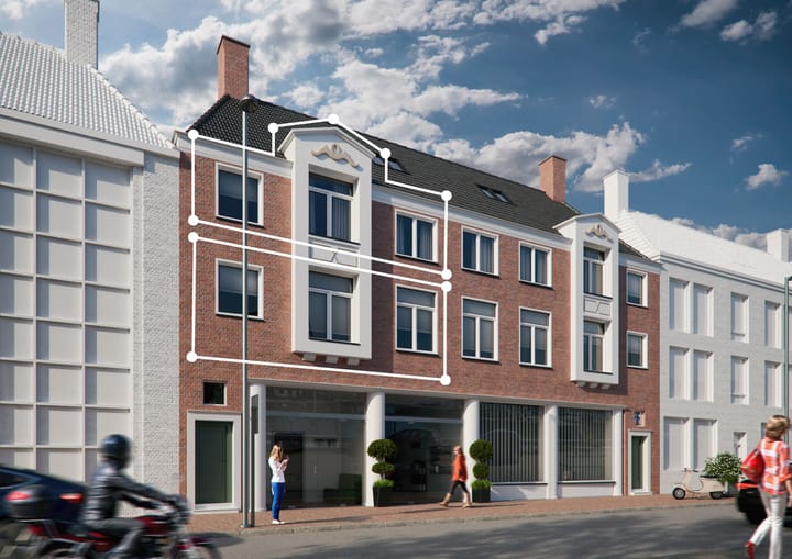 Foto van type Cyaan Portiekflat