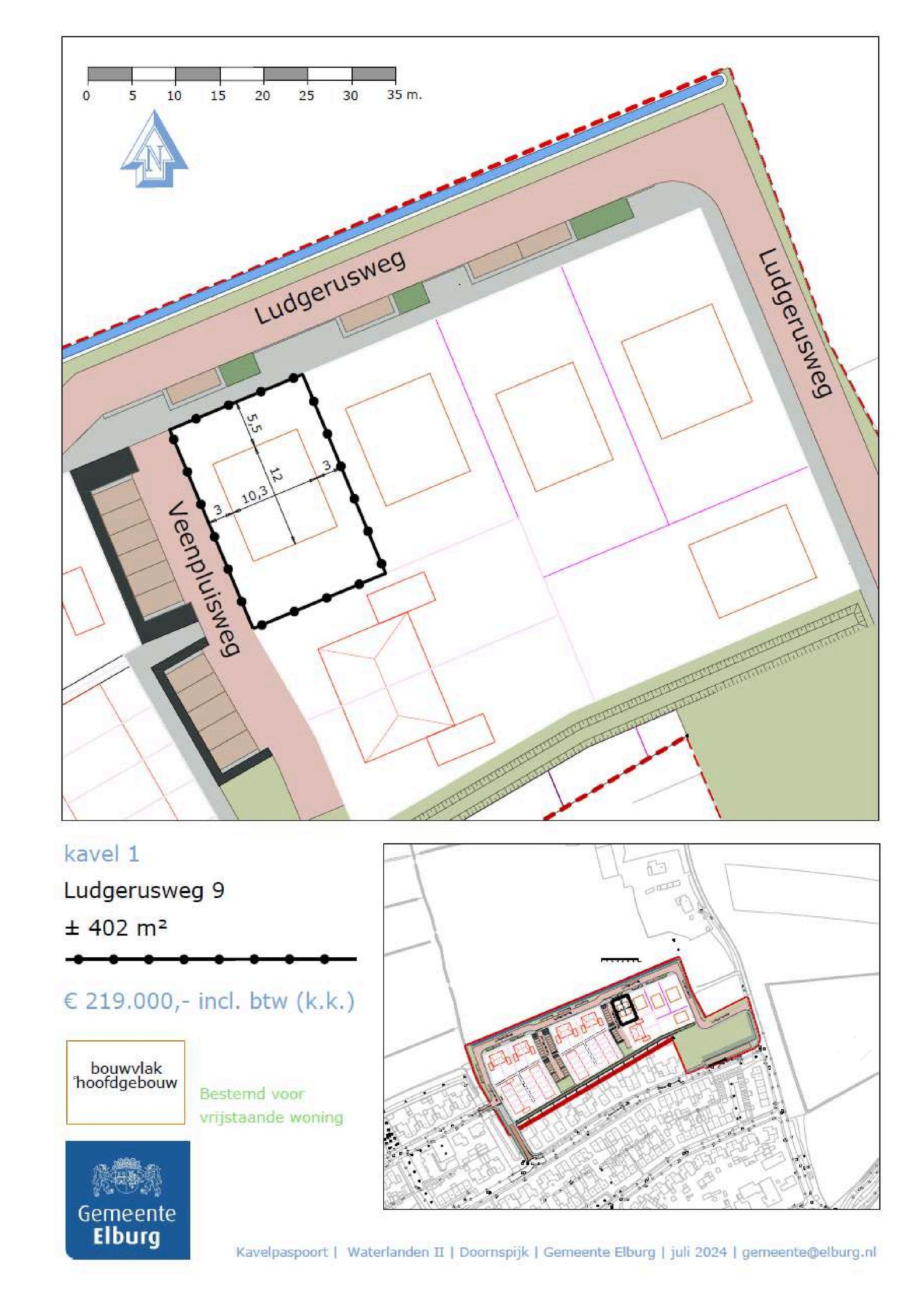 Kavels (Bouwnr. Kavel 1)  