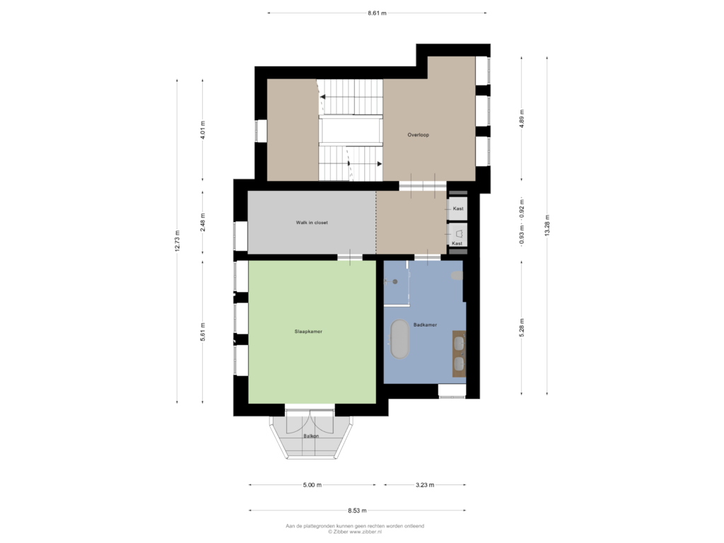 Bekijk plattegrond van Eerste verdieping van Pauluslaan 156