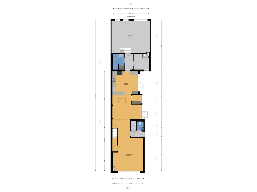 Bekijk plattegrond van Begane Grond van Schimmelpenninck van der Oyeweg 2