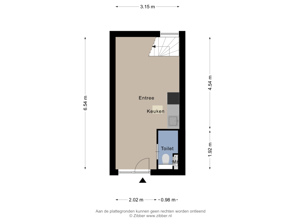 Bekijk plattegrond van Begane grond van Aristotelesstraat 22