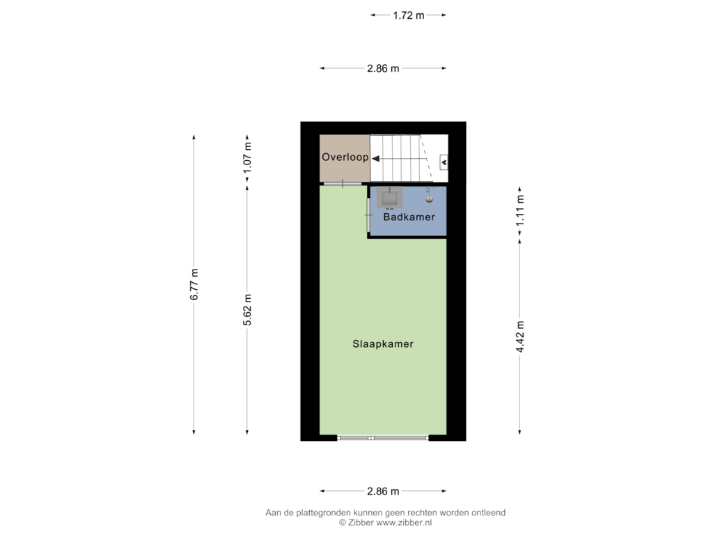 Bekijk plattegrond van Eerste Verdieping van Aristotelesstraat 22