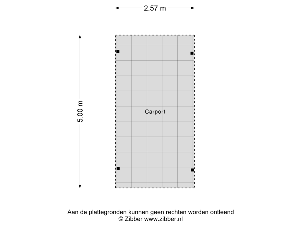 Bekijk plattegrond van Carport van Getijstroom 3