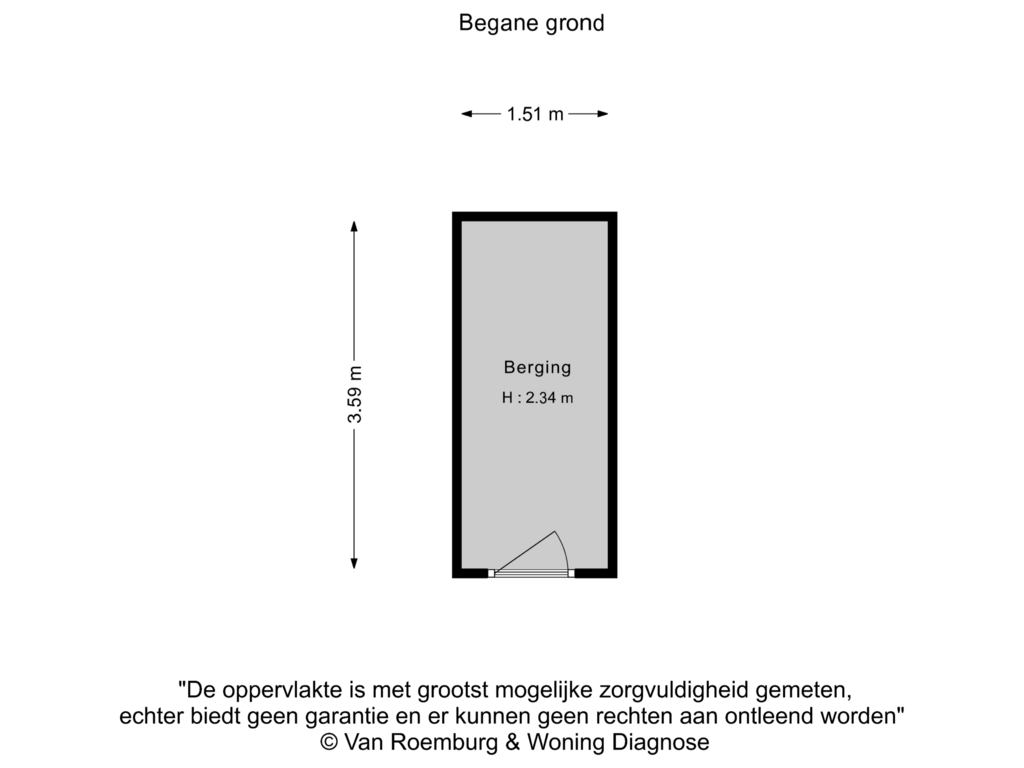 Bekijk plattegrond van Berging van Veldzicht 65