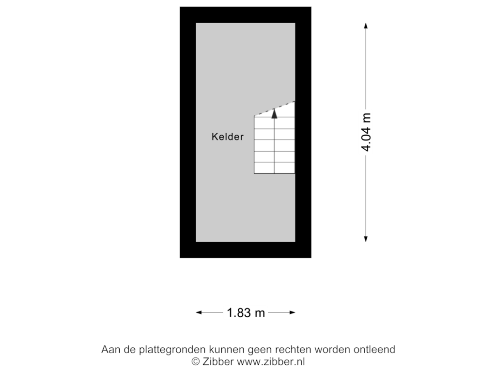 Bekijk plattegrond van Kelder van Bredeweg 380