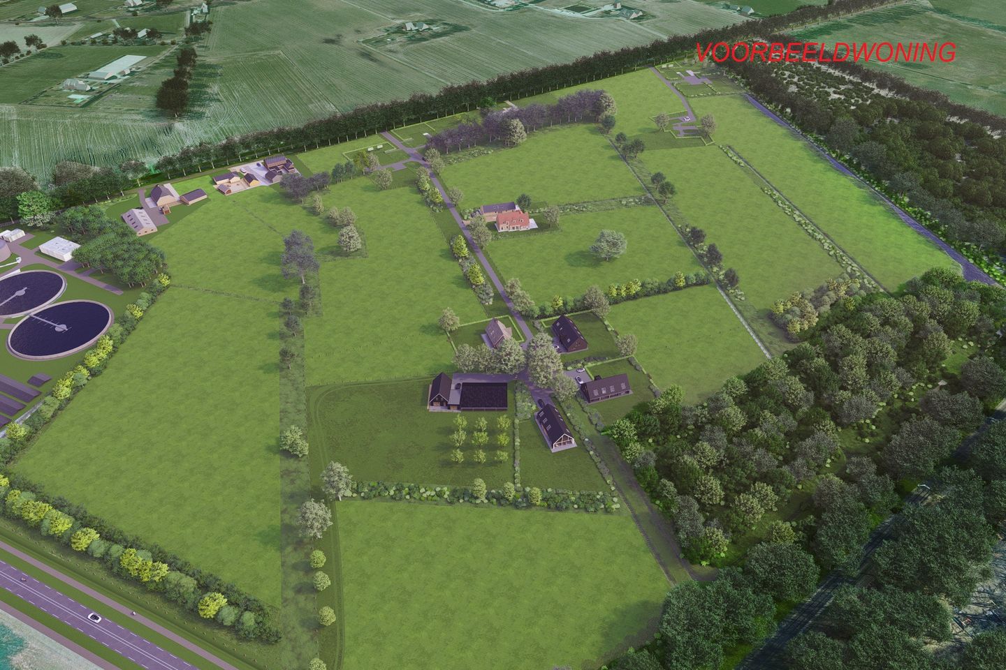 Foto 10 van Hondemotsweg, Wonen in het Veld (Bouwnr. Kavel F)