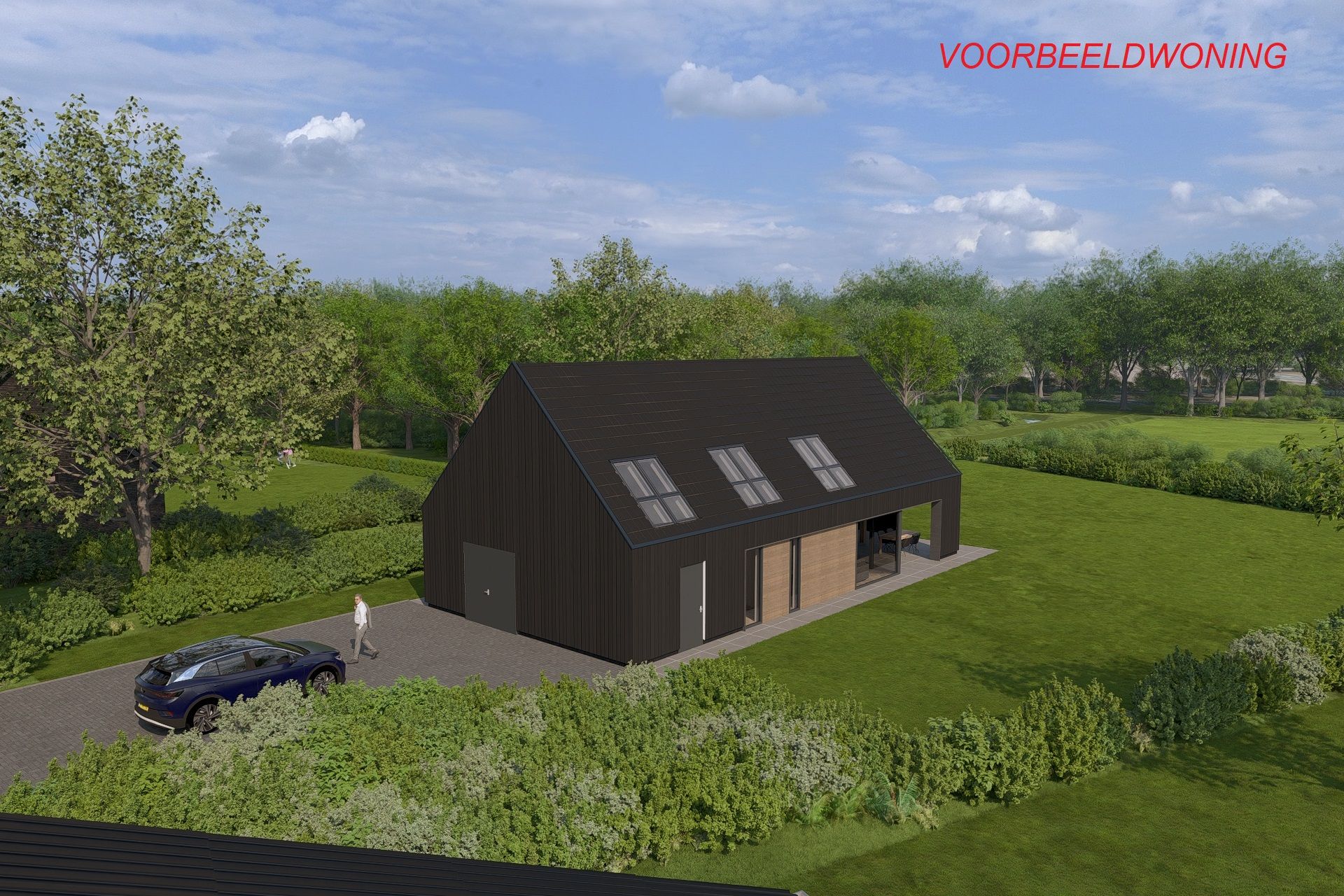 Foto 6 van Hondemotsweg, Wonen in het Veld (Bouwnr. Kavel F)