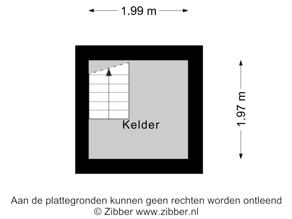 Bekijk plattegrond van Kelder van Visscherij 10