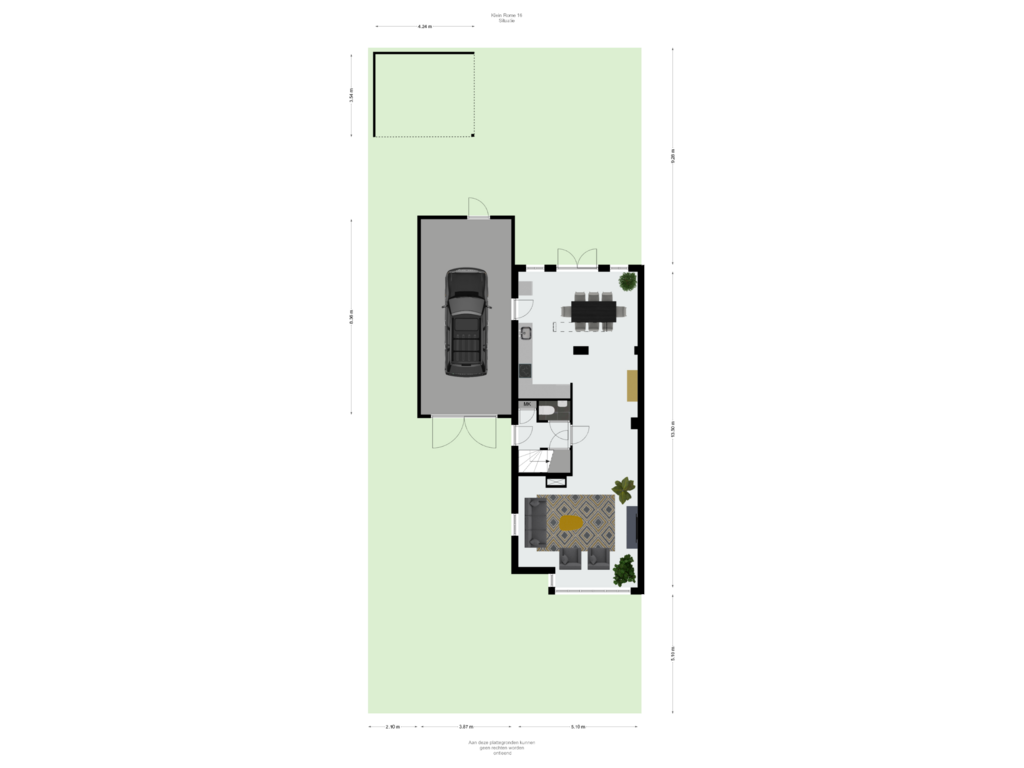 View floorplan of Situatie of Klein Rome 16