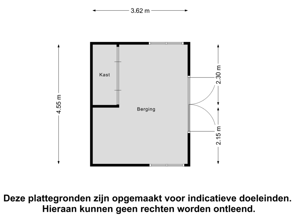 View floorplan of Berging of Beijerscheweg 61