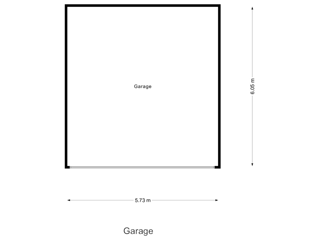 Bekijk plattegrond van Garage van Monta Rosa 24