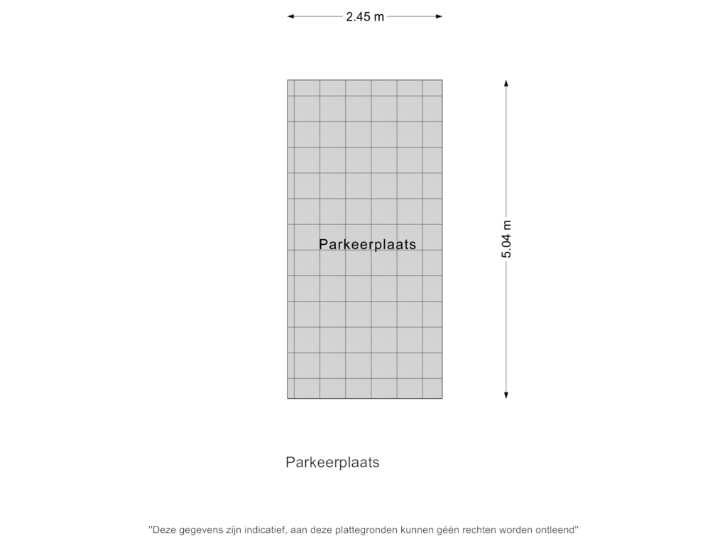 Bekijk plattegrond van Parkeerplaats van Middenweg 249-Q