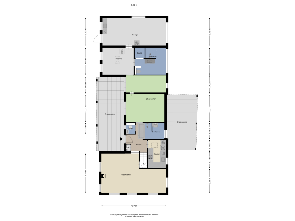 View floorplan of Begane grond of Jupiterlaan 14