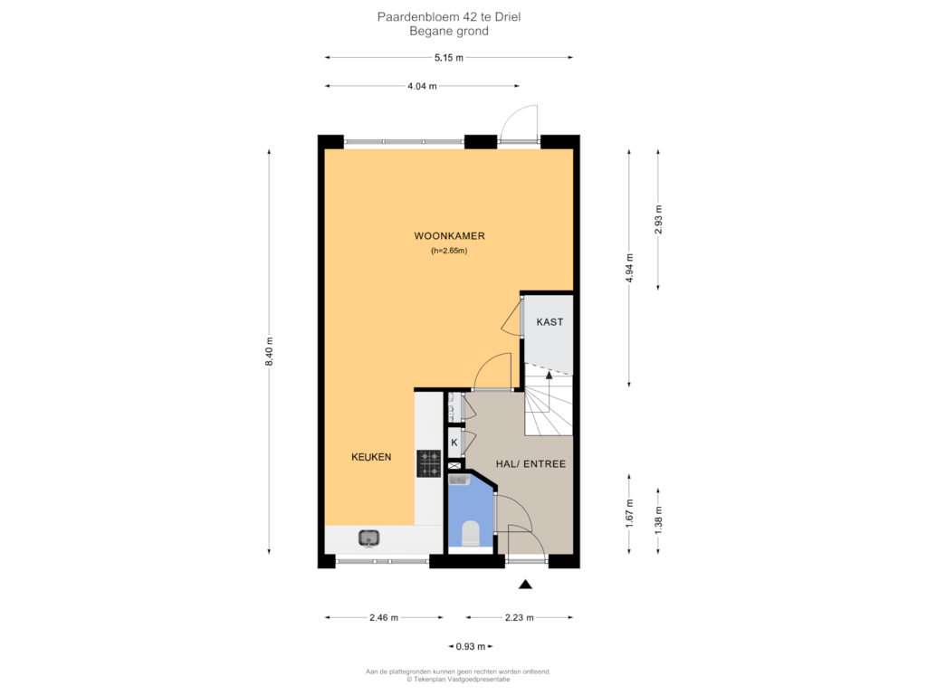 View floorplan of Begane grond of Paardenbloem 42