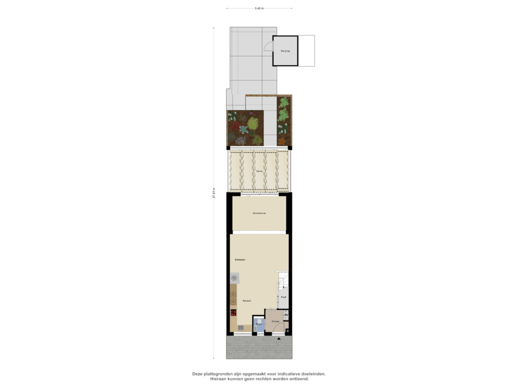 Bekijk plattegrond van Begane Grond _ Tuin van Yersekestraat 42