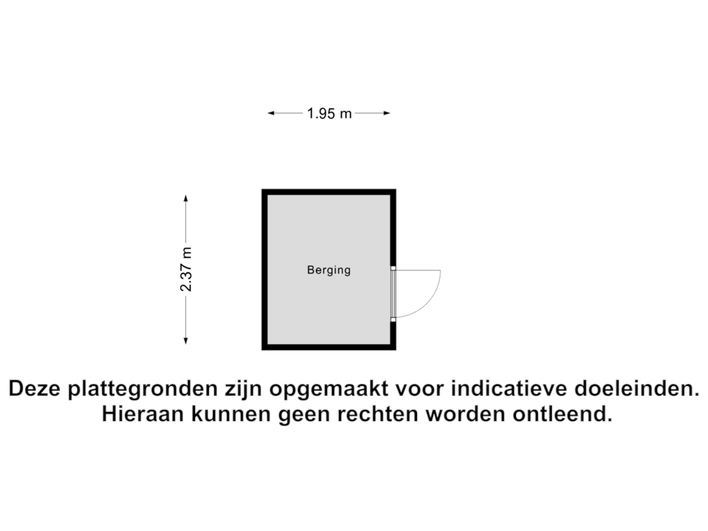 Bekijk plattegrond van Berging van Yersekestraat 42