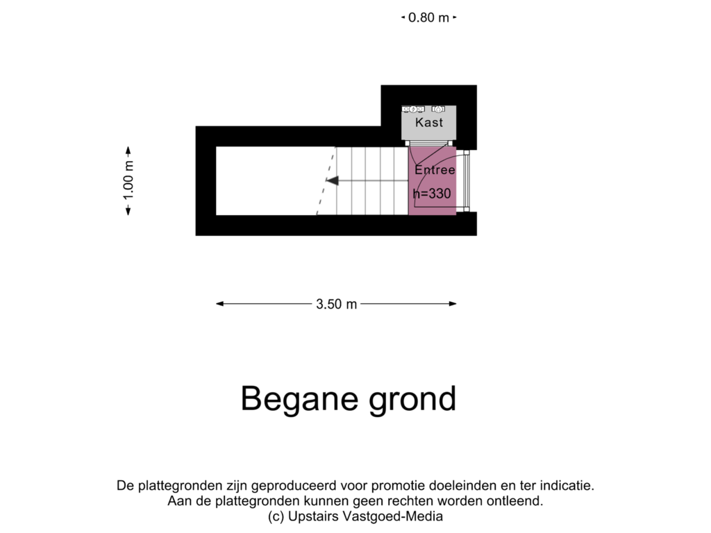 Bekijk plattegrond van Begane grond van Vleutenseweg 142