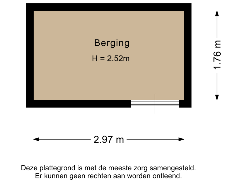 Bekijk plattegrond van Berging van Anne Frankhove 74