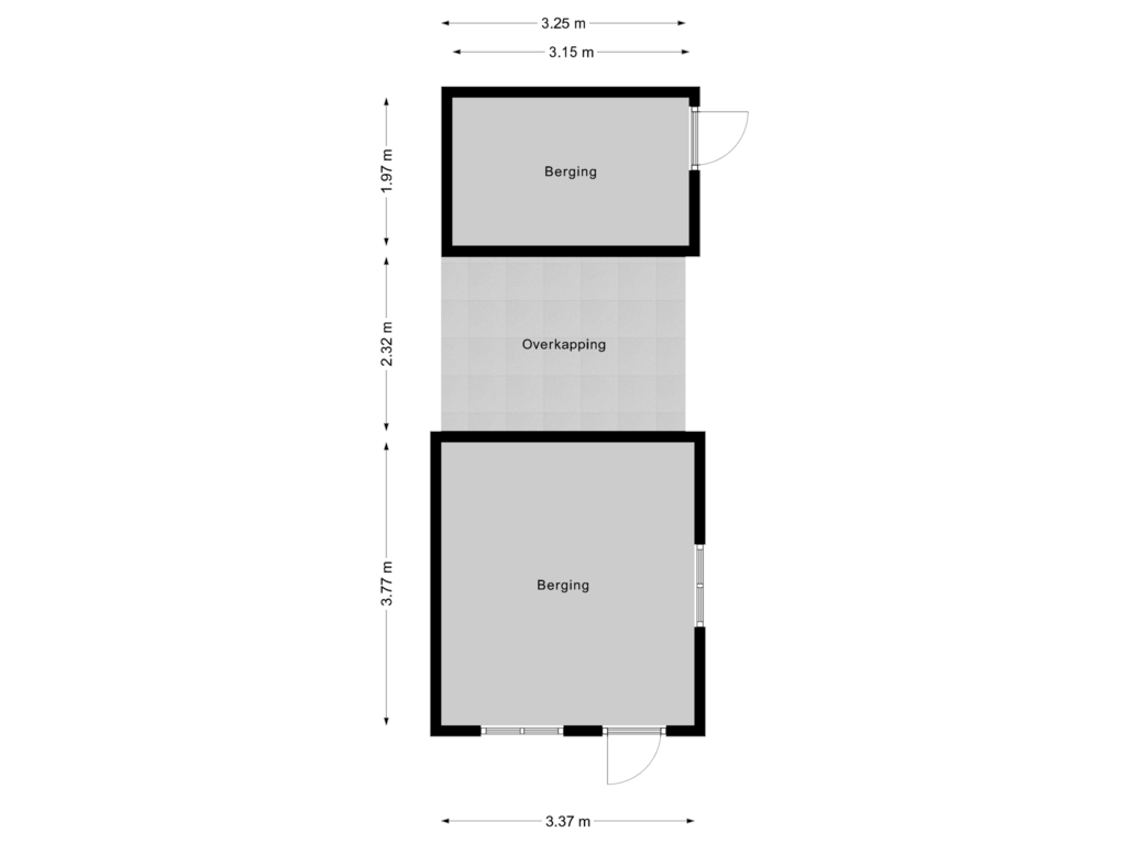 Bekijk plattegrond van Berging van Zuideropgaande 35