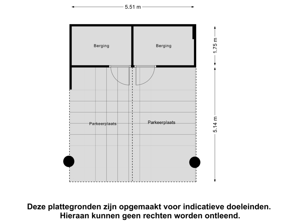 Bekijk plattegrond van Berging van Duinlaan 161