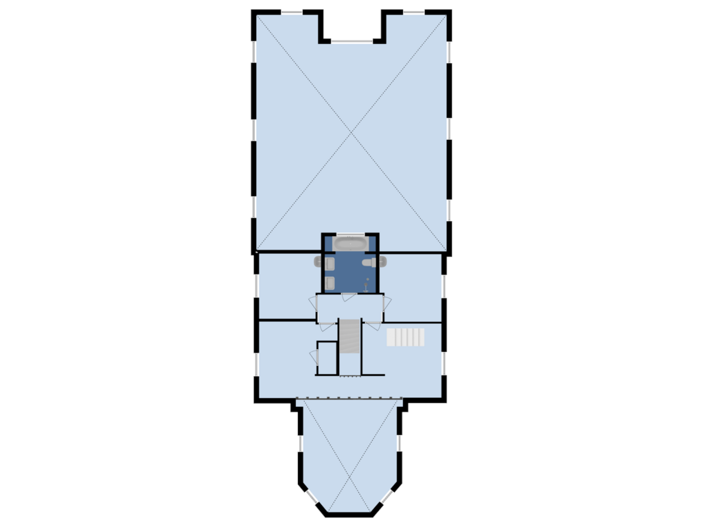 View floorplan of 1e verdieping of Schuitvlotstraat 15