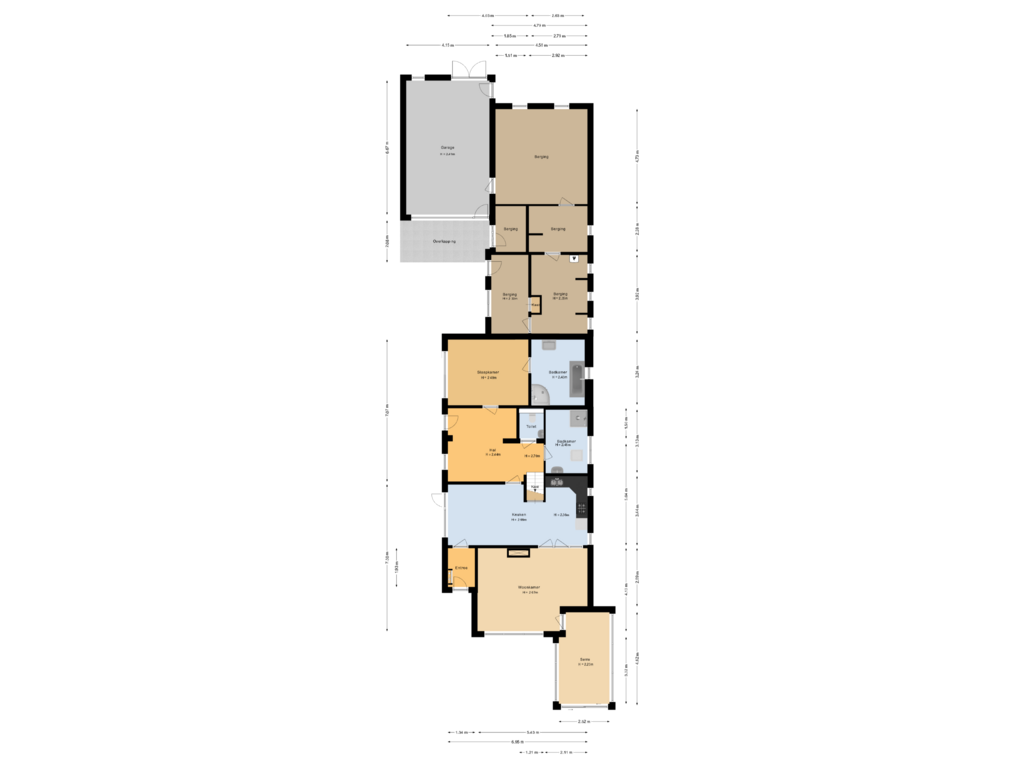 Bekijk plattegrond van Begane grond van Coevorderweg-Noord 18