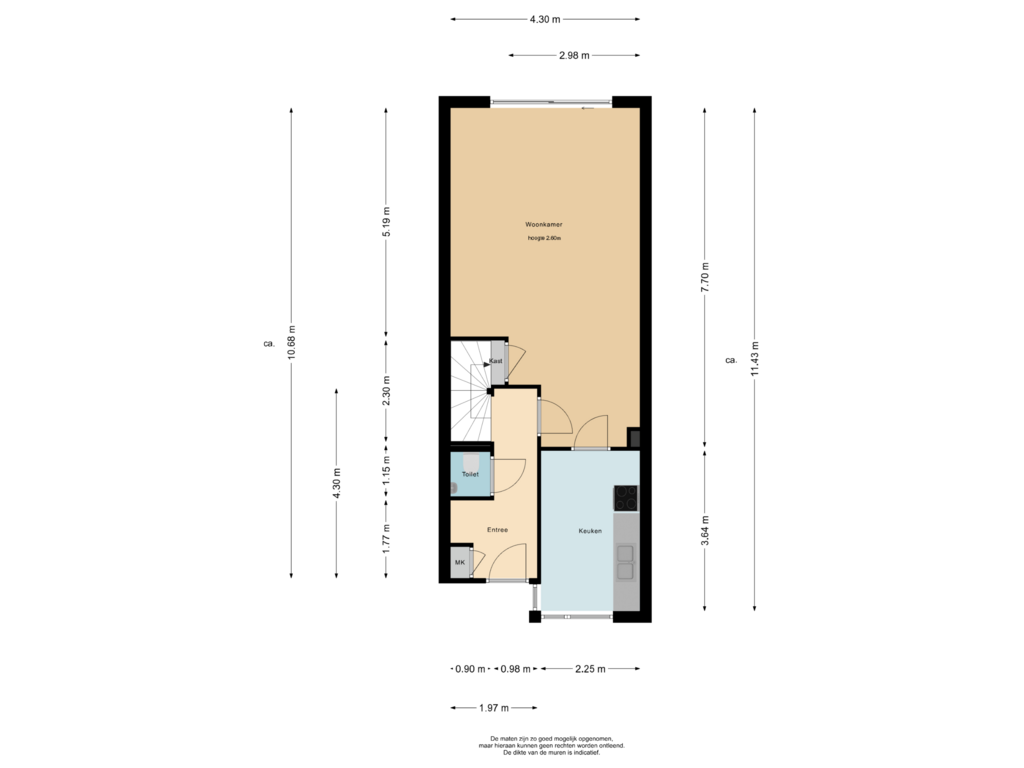 View floorplan of Begane grond of Molshoefweer 44