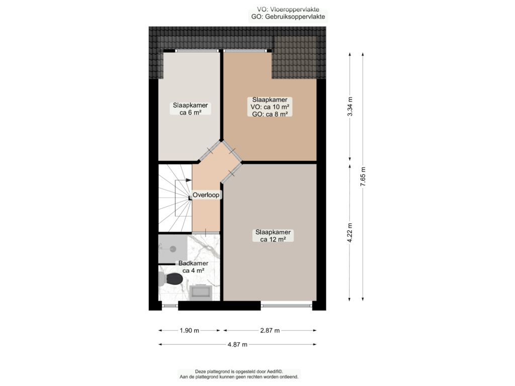 Bekijk plattegrond van Eerste verdieping van Mudaheerd 140