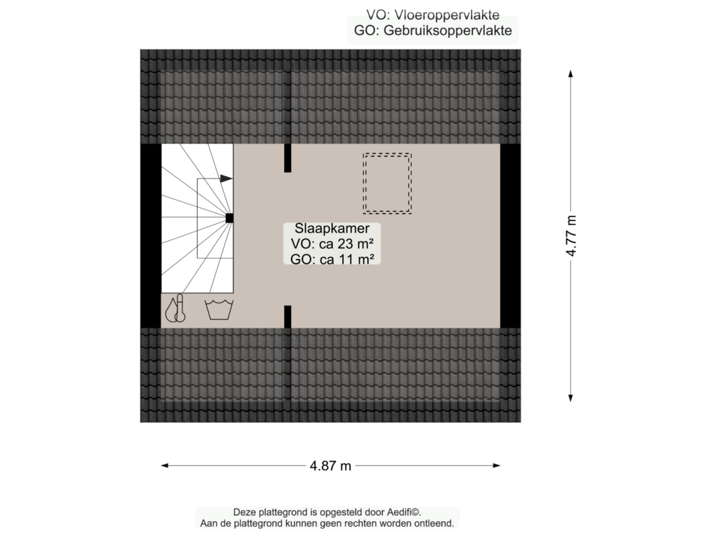 Bekijk plattegrond van Tweede verdieping van Mudaheerd 140