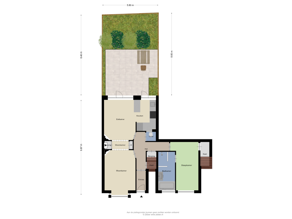 Bekijk plattegrond van Begane Grond_Tuin van Van Zeggelenplein 67