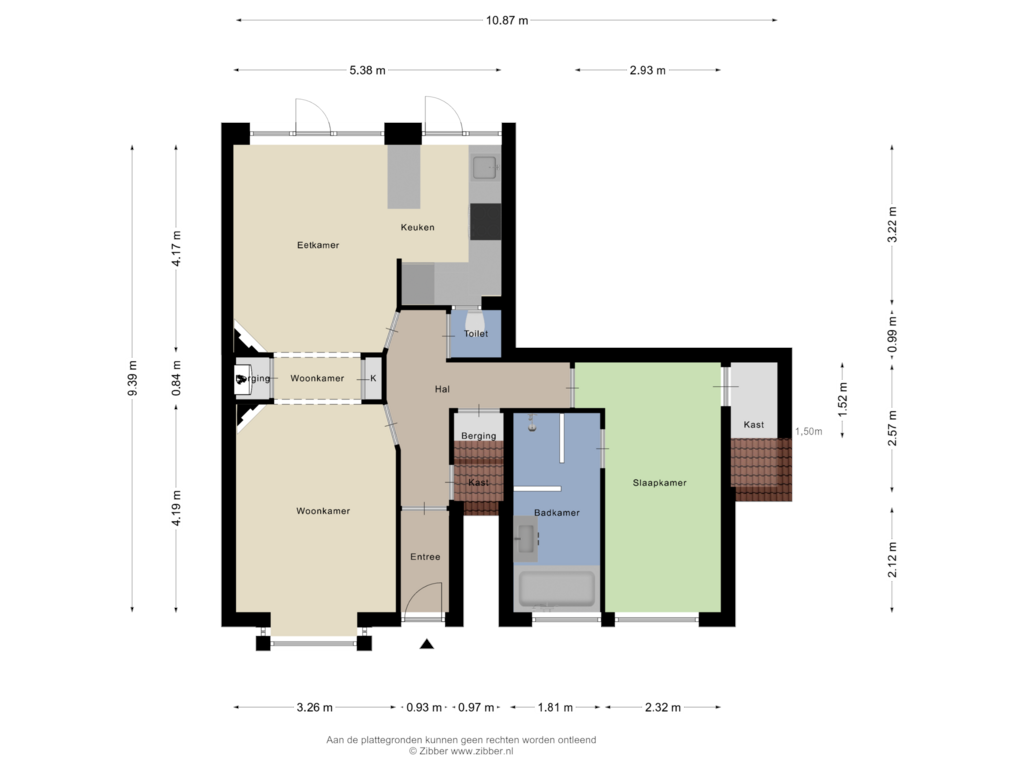 Bekijk plattegrond van Begane Grond van Van Zeggelenplein 67