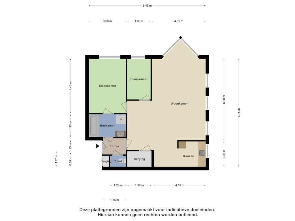 Bekijk plattegrond van Appartement van Tulpstraat 3