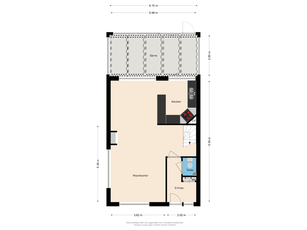 Bekijk plattegrond van Begane grond van Laanacker 1