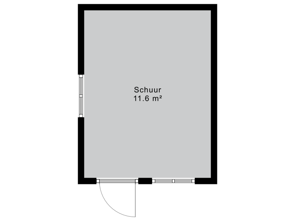 Bekijk plattegrond van Schuur van Stadrijk 200