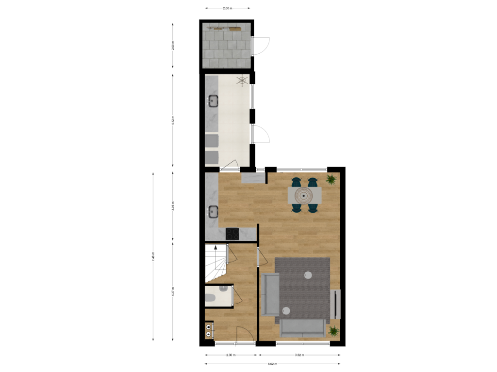 Bekijk plattegrond van Begane grond van Wigbold van Ewsumstraat 41