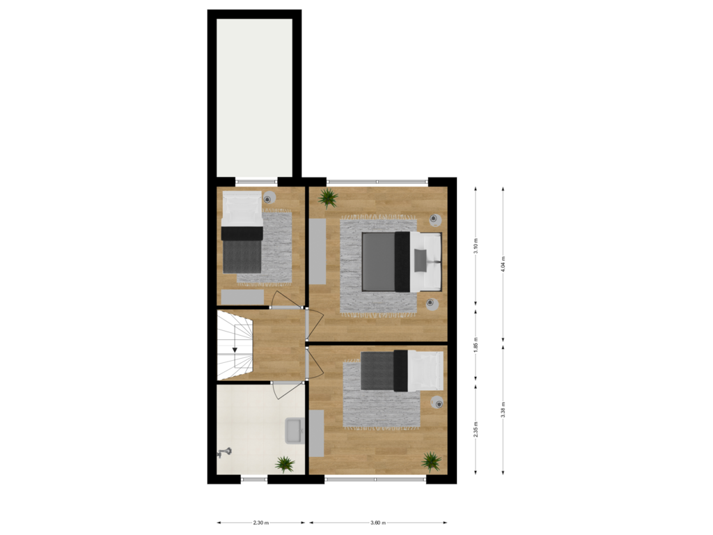 Bekijk plattegrond van Verdieping 2 van Wigbold van Ewsumstraat 41