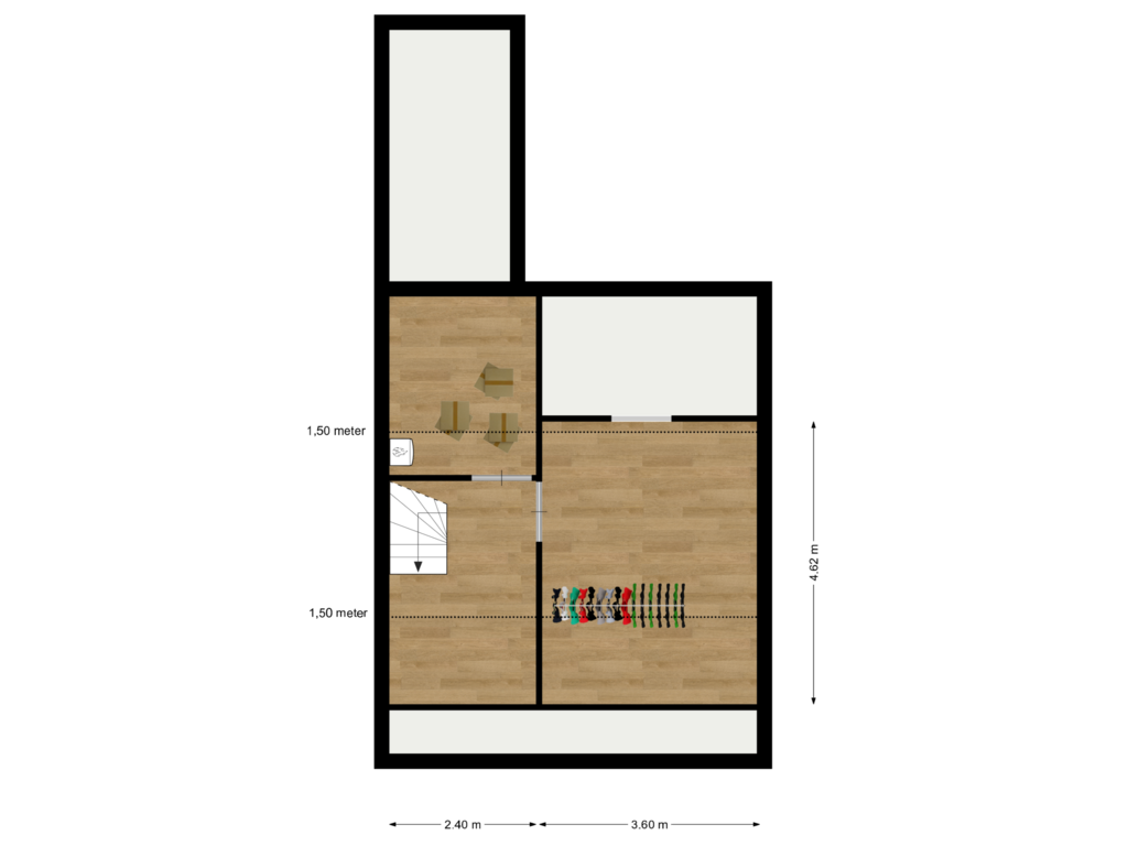 Bekijk plattegrond van Verdieping 3 van Wigbold van Ewsumstraat 41