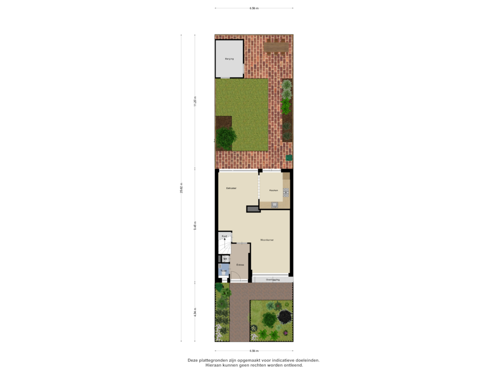 Bekijk plattegrond van Begane Grond Tuin van Rembrandtlaan 53