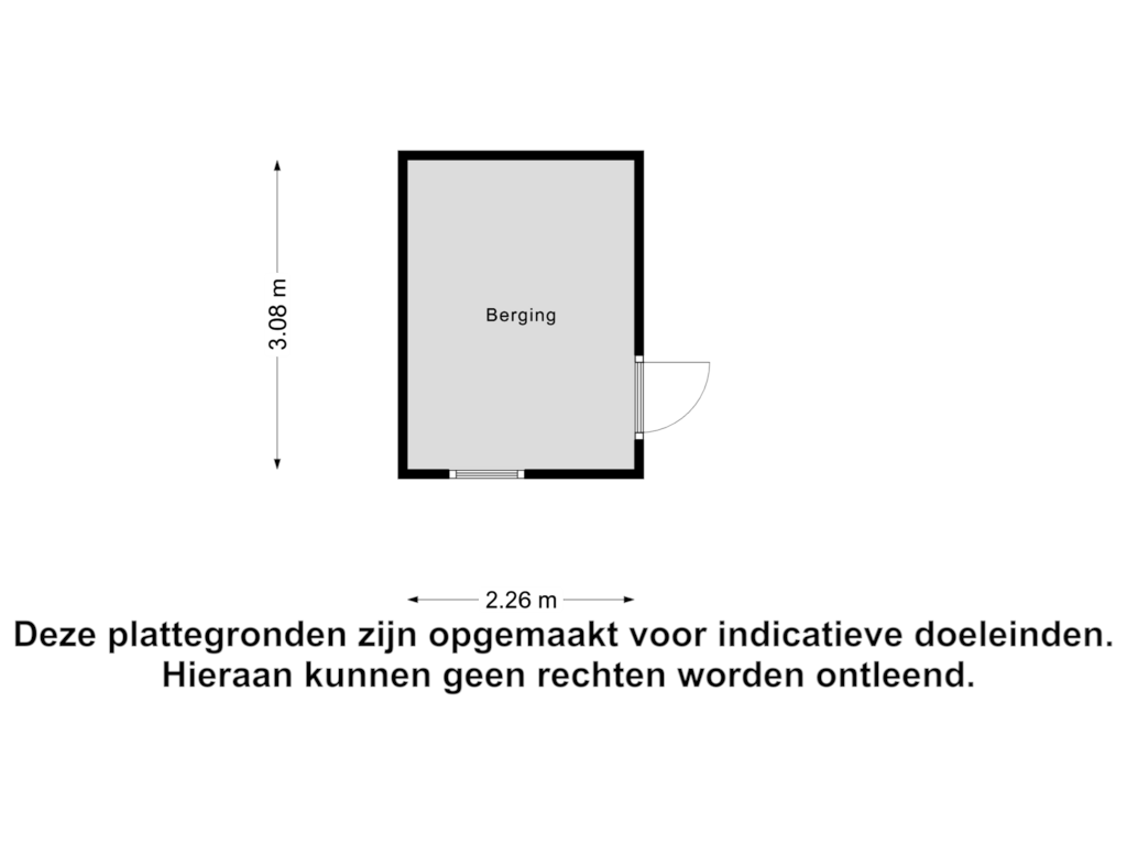 Bekijk plattegrond van Berging van Rembrandtlaan 53