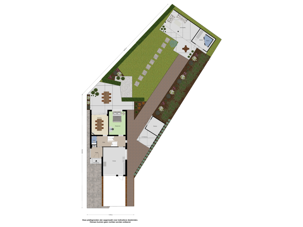 View floorplan of Begane Grond_Tuin of C.G. Wichmannstraat 7