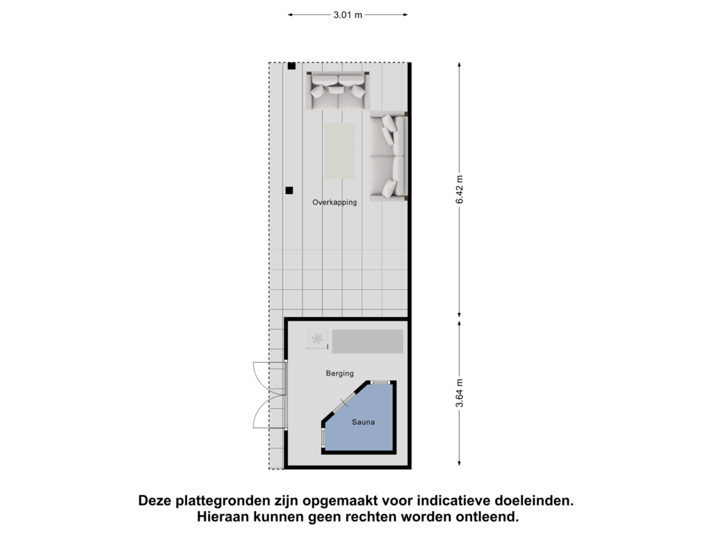 View floorplan of Berging of C.G. Wichmannstraat 7