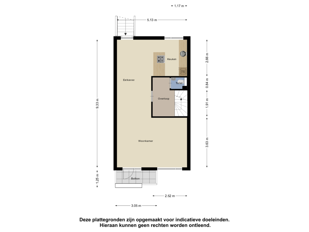 View floorplan of Eerste Verdieping of De Toverdans 90