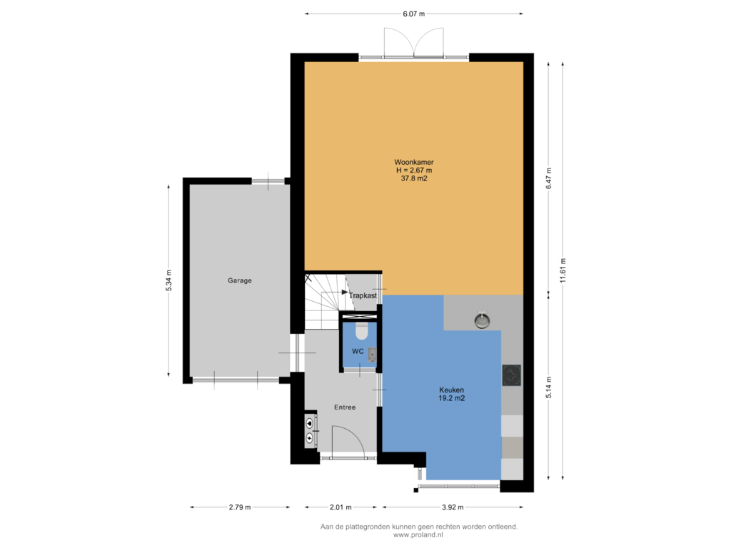 View floorplan of Begane Grond of Brigade 64