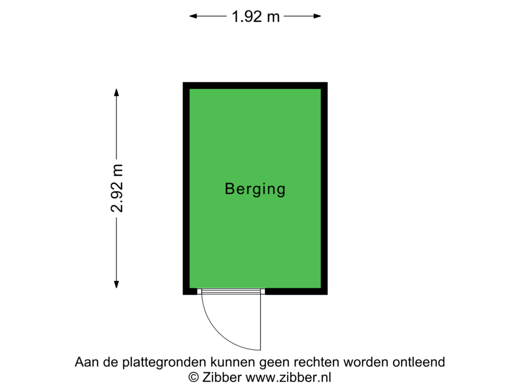 Bekijk plattegrond van Berging van Hendrik van Hamontstraat 20