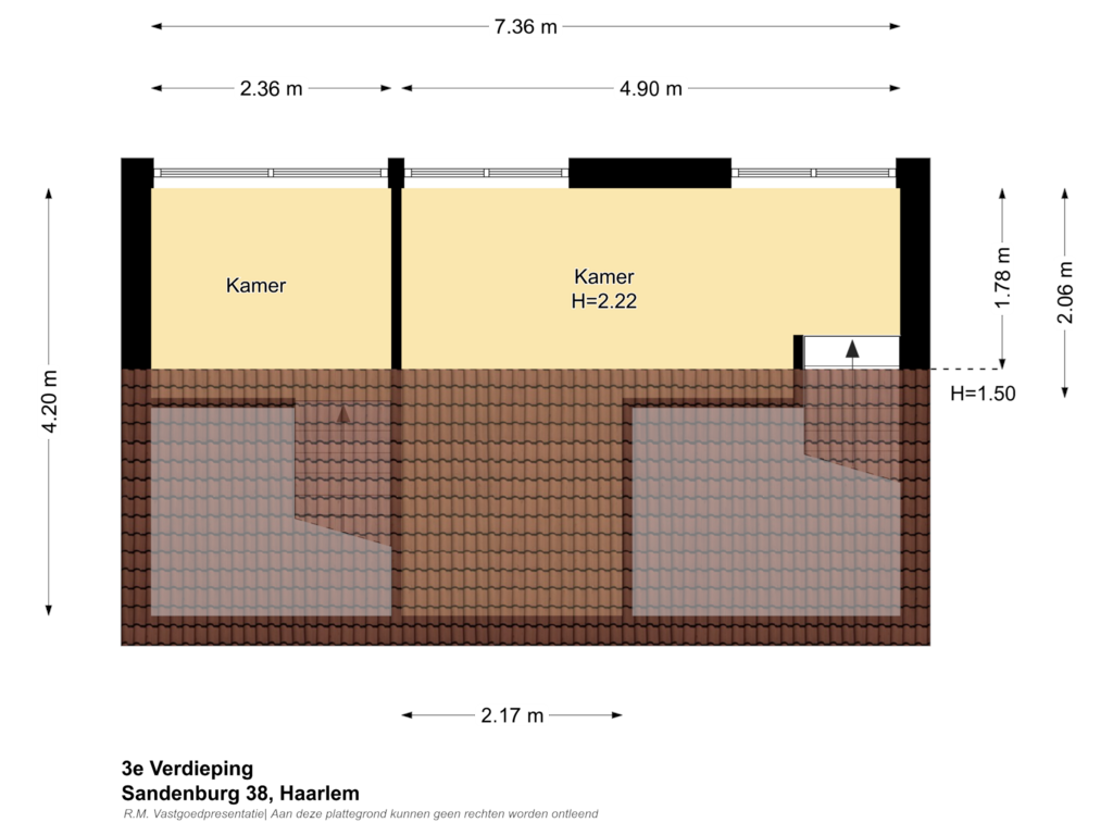 Bekijk plattegrond van 3e Verdieping van Sandenburg 38