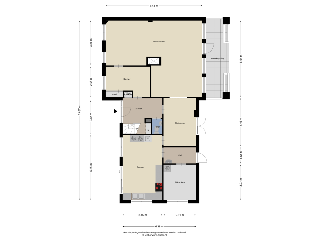 View floorplan of Begane Grond of Heer Janszdorp 15